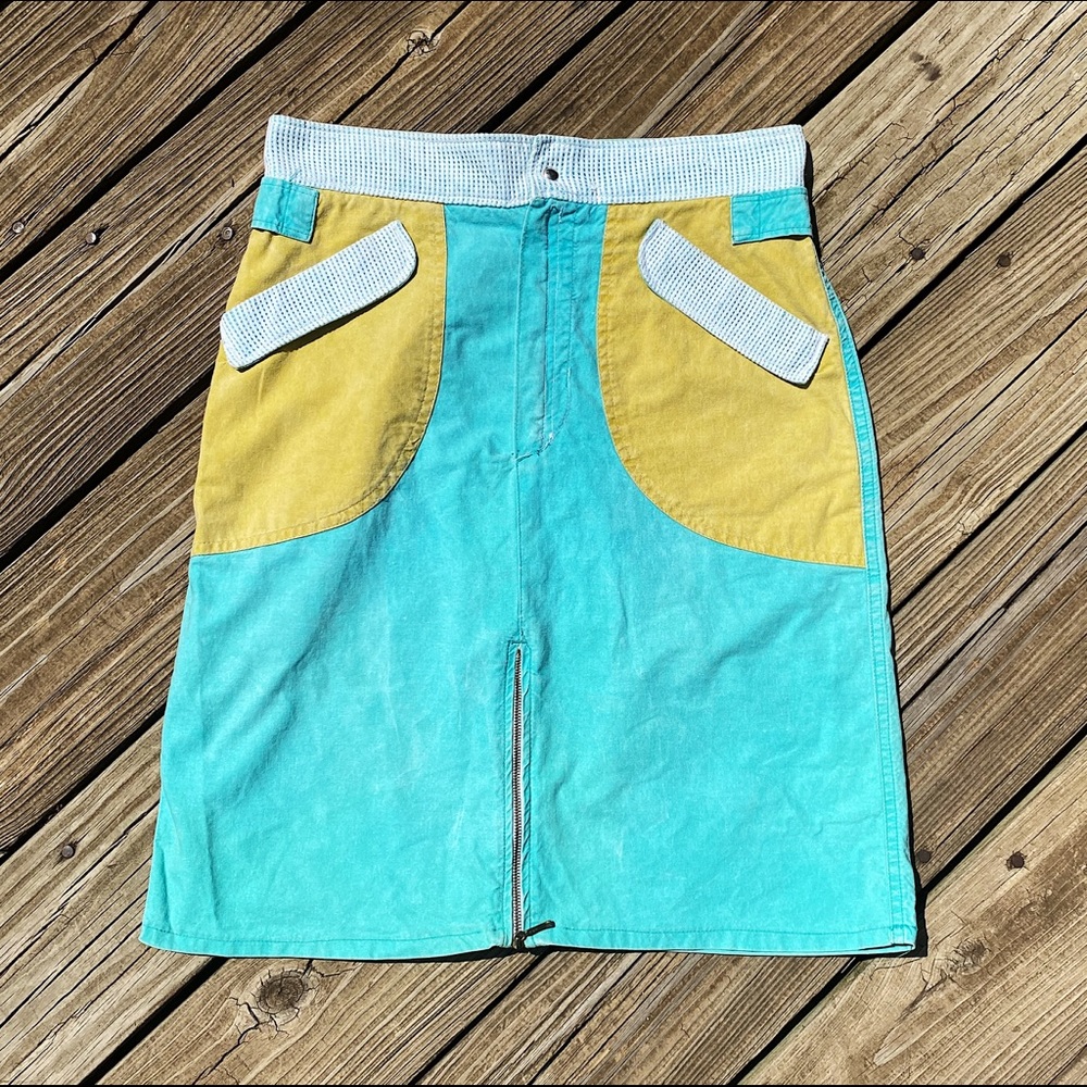 VINTAGE Neon Skirt